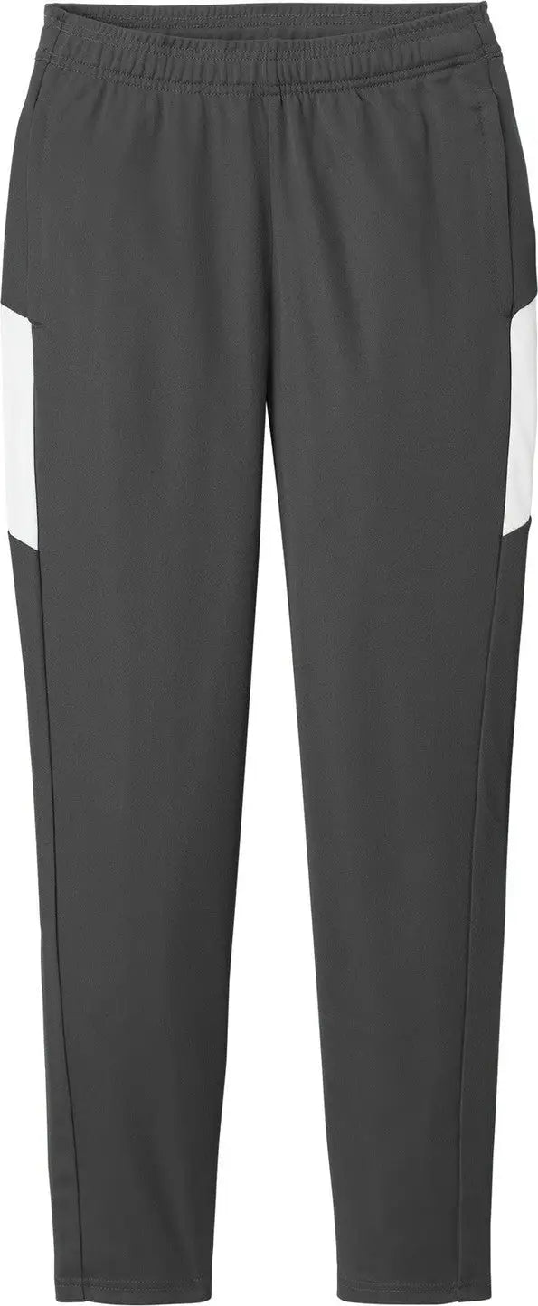 Sport-tek Lpst800 Women’s Travel Pant - Iron Gray White