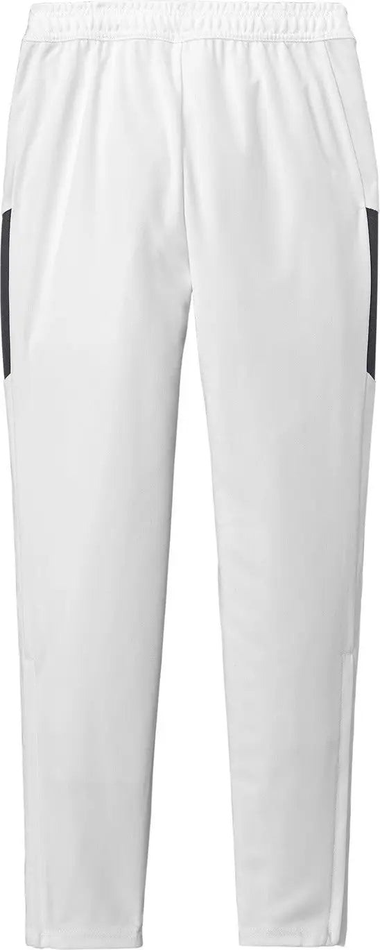 Sport-tek Lpst800 Women’s Travel Pant - White Iron Gray - White/ / Ladies Xs