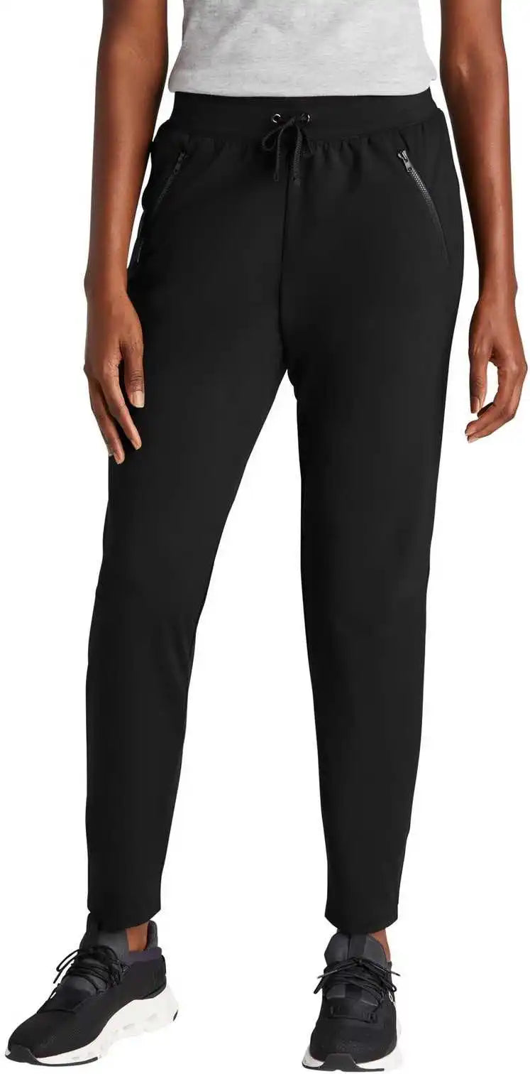 Sport-tek Lpst871 Ladies Circuit Jogger - Deep Black