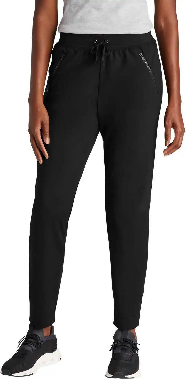 Sport-tek Lpst871 Women’s Circuit Jogger - Deep Black