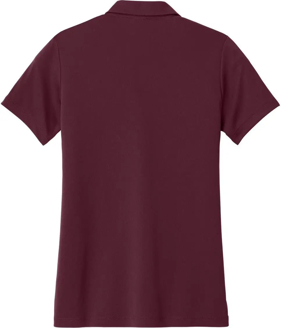 Sport-tek Lst104 Women’s Competitor United Polo - Maroon White - Maroon/ / Ladies Xs
