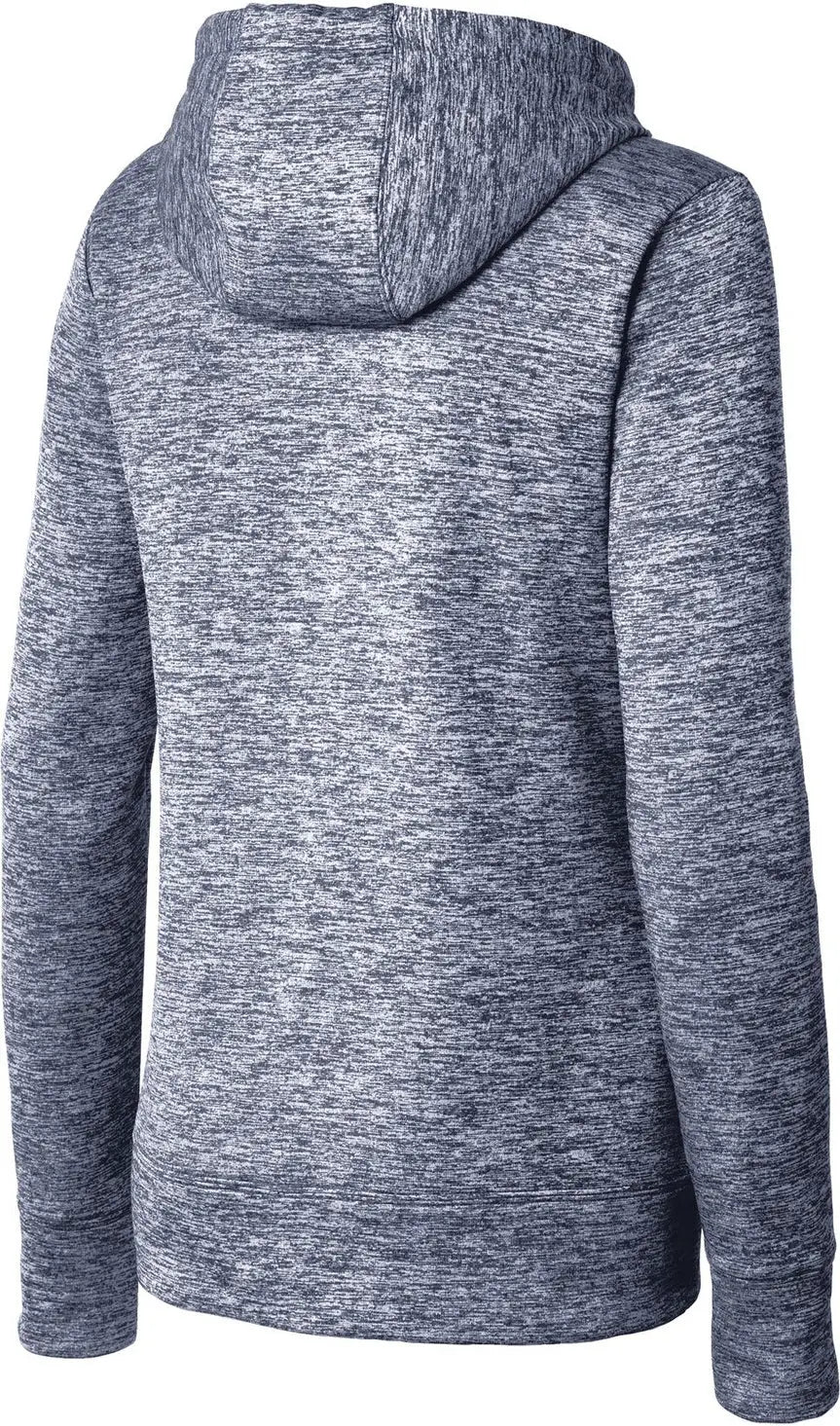 Sport-tek Lst225 Women’s Posicharge Electric Heather Fleece Hooded Pullover - True Navy