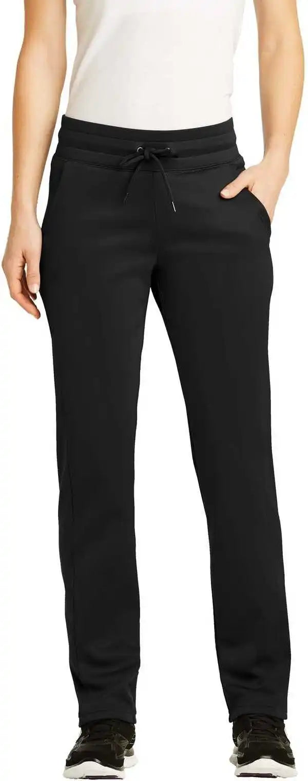 Sport-tek Lst237 Ladies Sport-wick Fleece Pant - Black