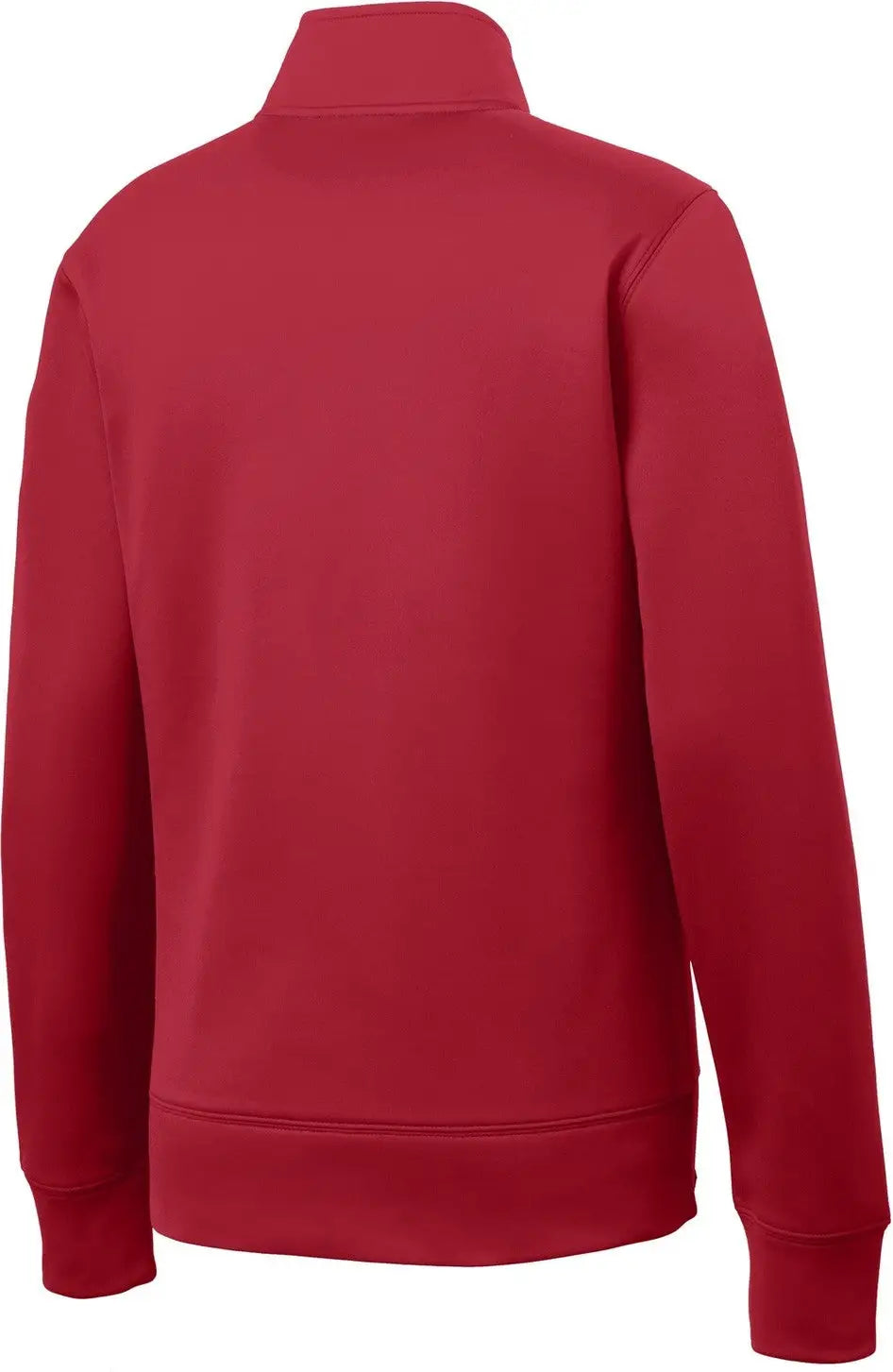 Sport-tek Lst241 Women’s Sport-wick Fleece Full-zip Jacket - Deep Red - Ladies Xs