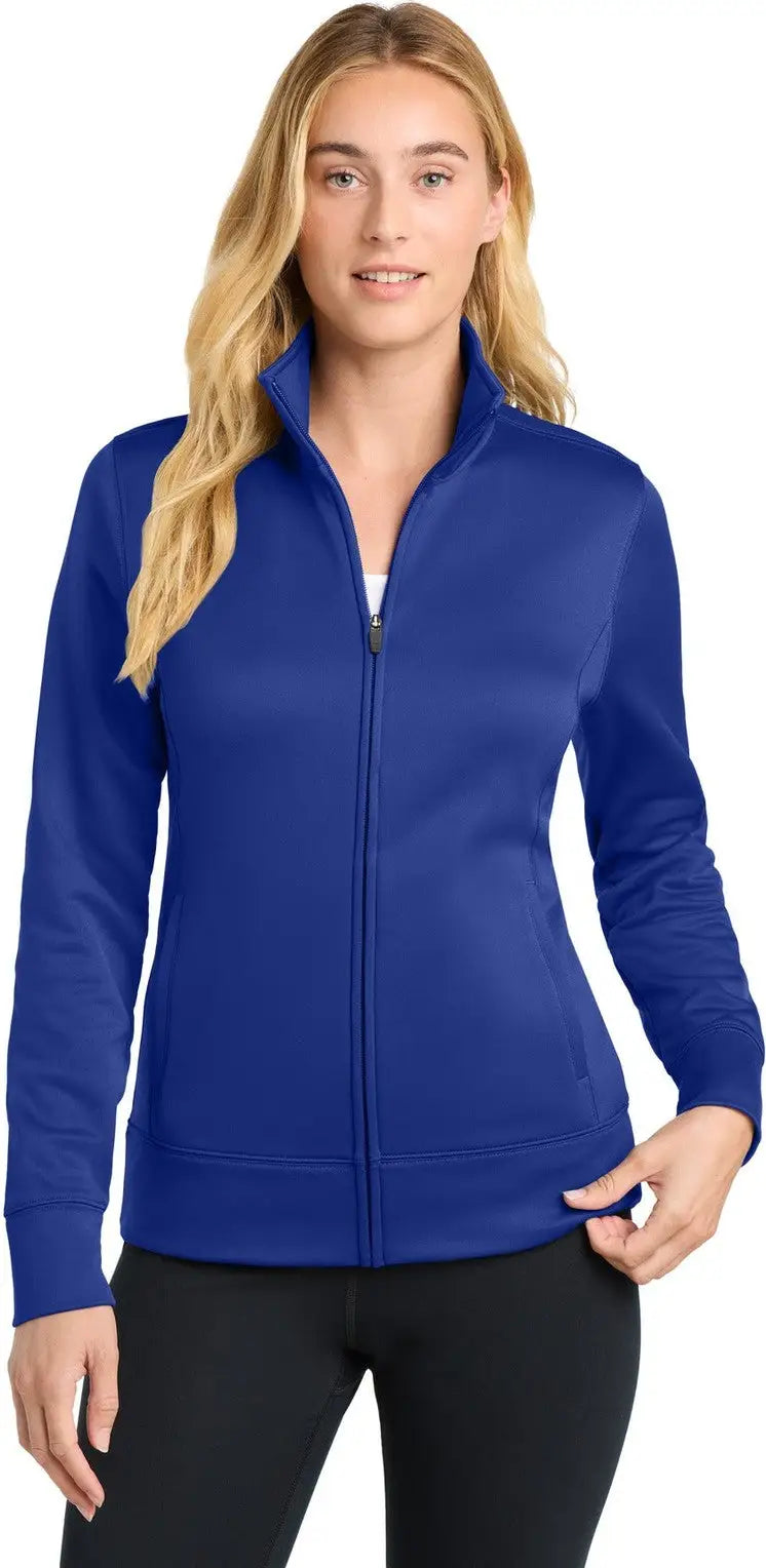 Sport-tek Lst241 Women’s Sport-wick Fleece Full-zip Jacket - True Royal