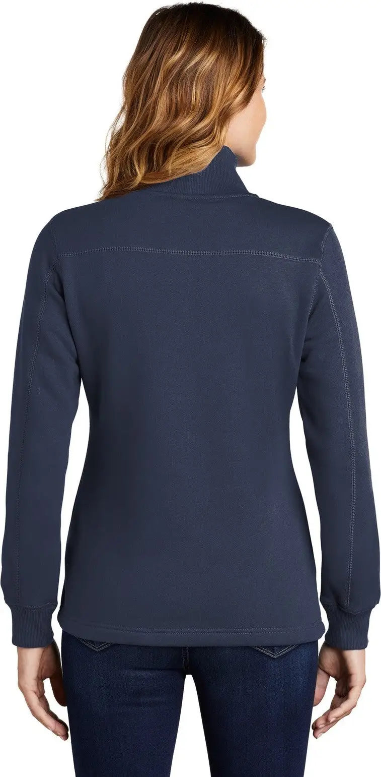 Sport-tek Lst253 Women’s 1/4-zip Sweatshirt - True Navy
