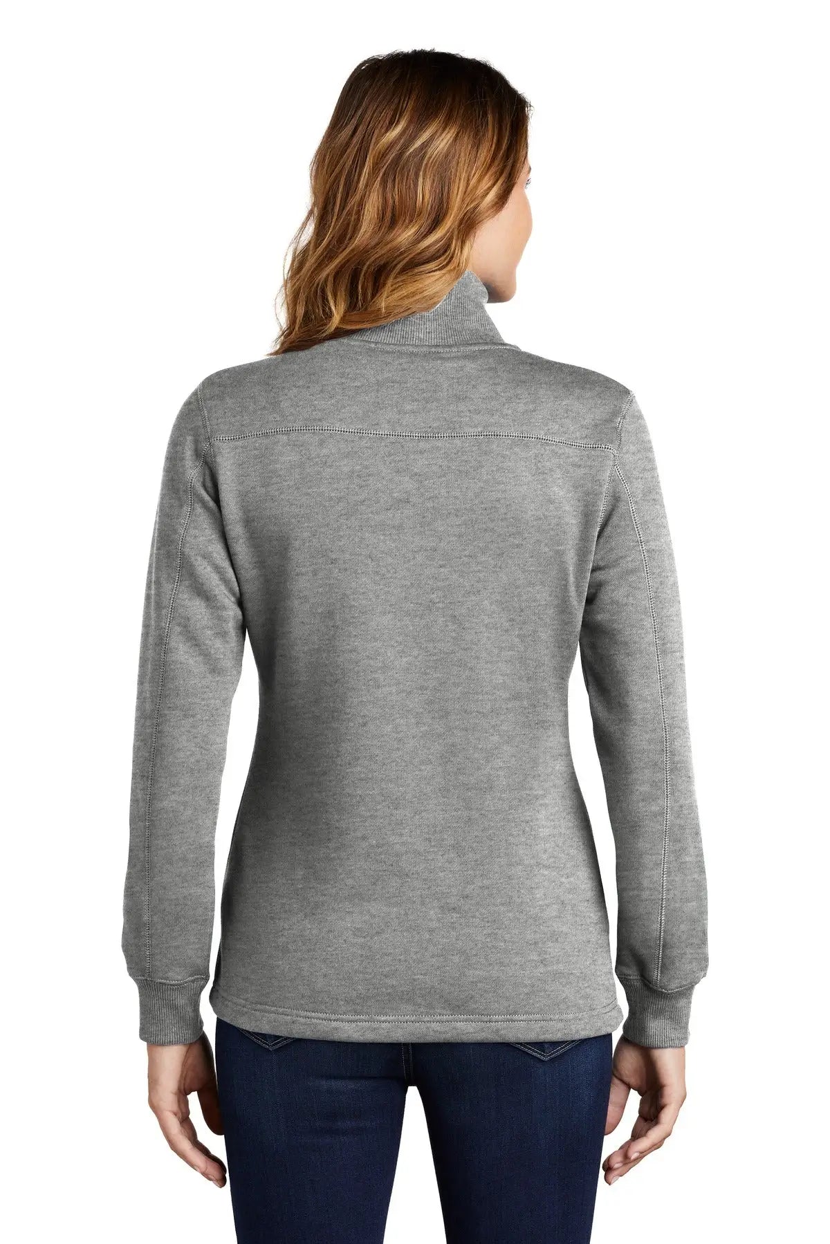 Sport-tek Lst253 Women’s 1/4-zip Sweatshirt - Vintage Heather