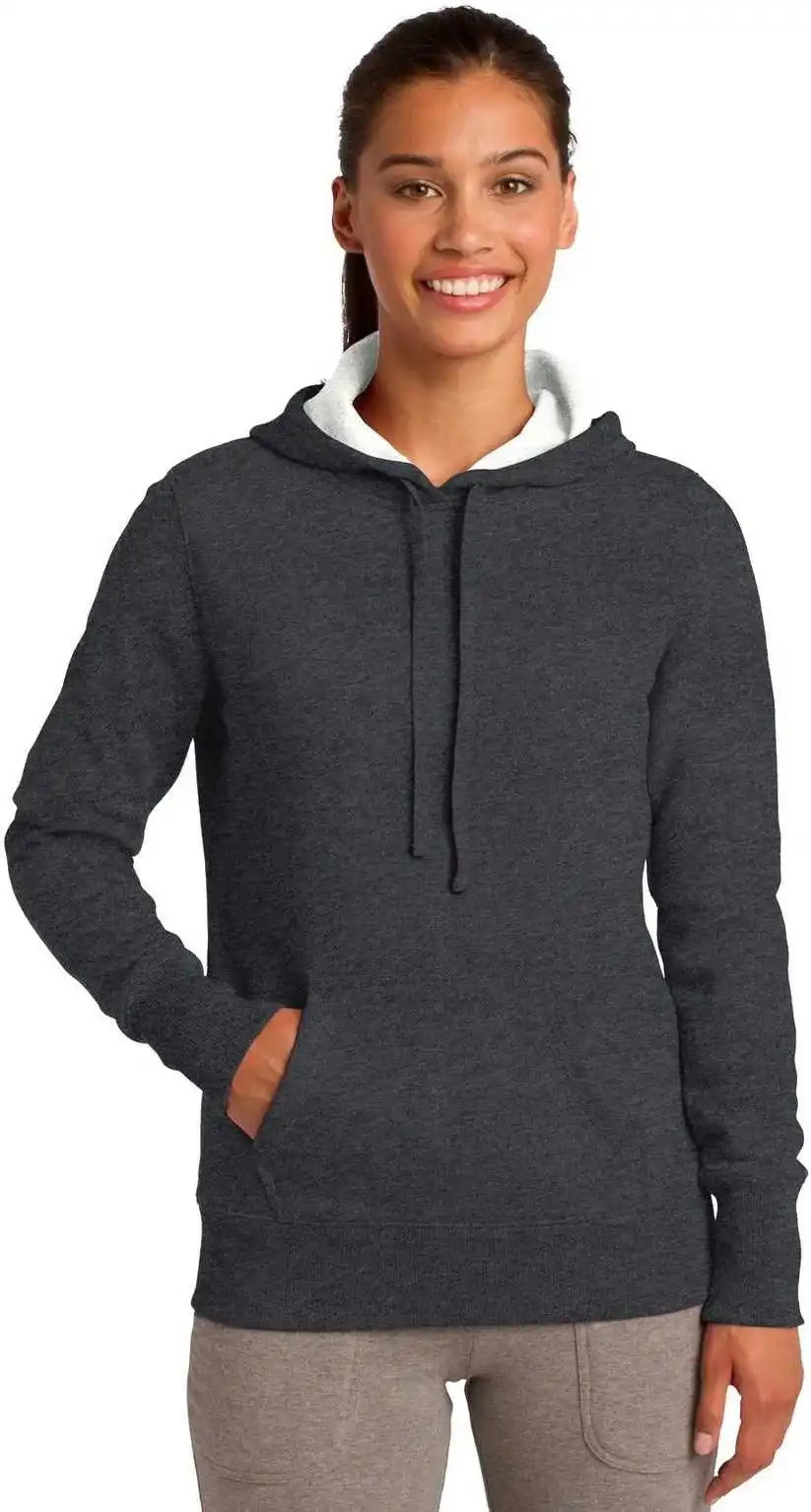 Sport-tek Lst254 Ladies Pullover Hooded Sweatshirt - Graphite Heather