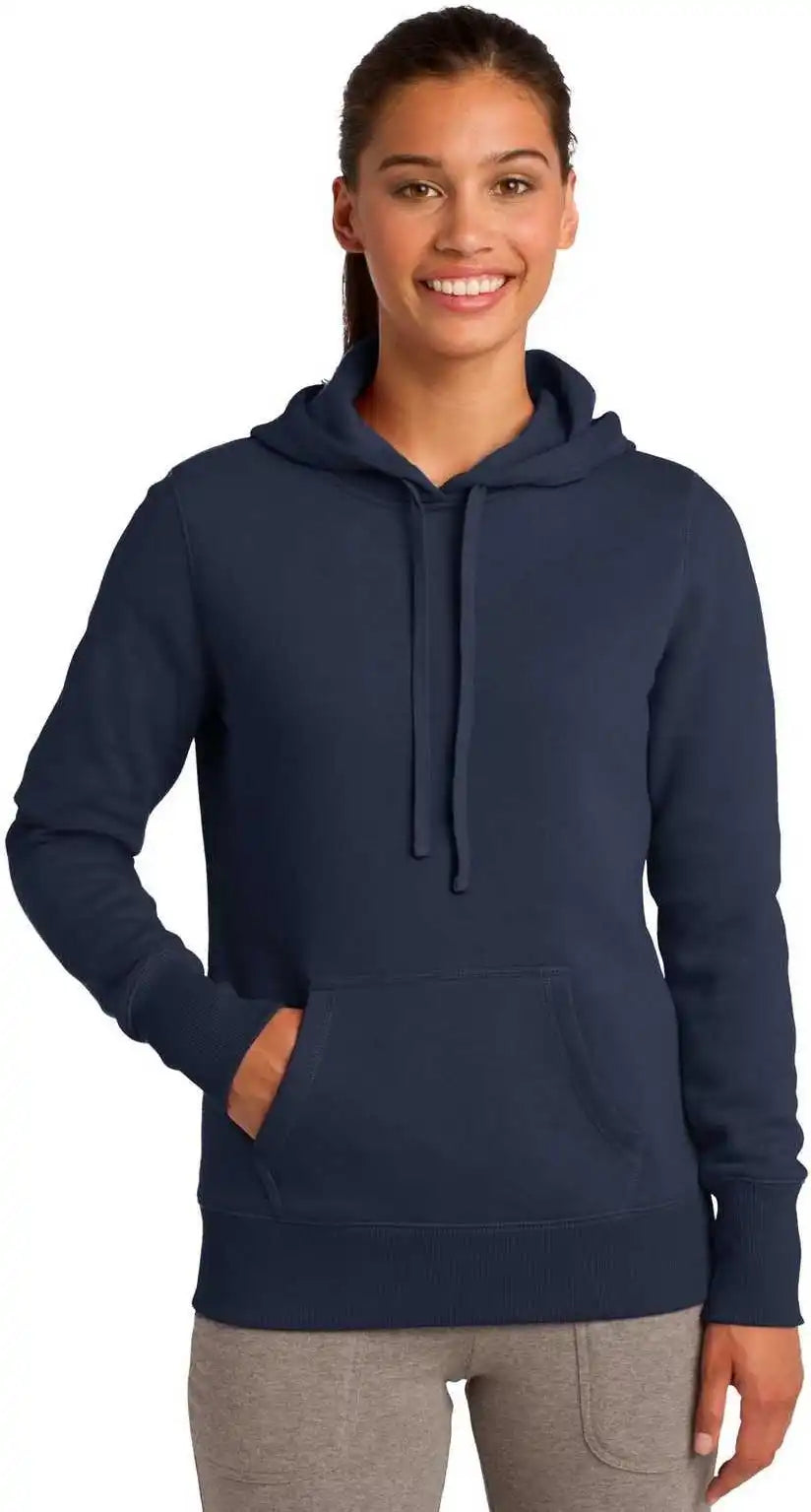 Sport Tek Lst254 Ladies Pullover Hooded Sweatshirt True Navy
