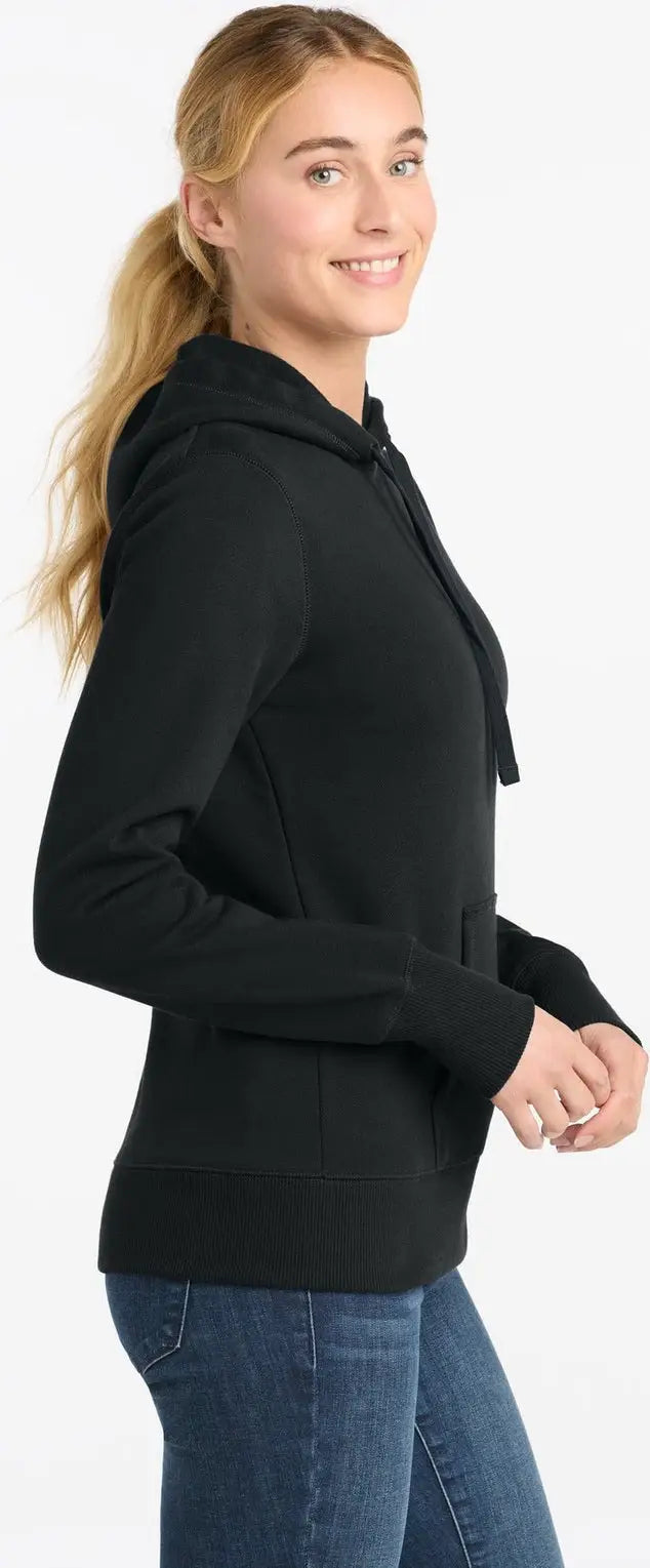 Sport-tek Lst254 Women’s Pullover Hooded Sweatshirt - Black