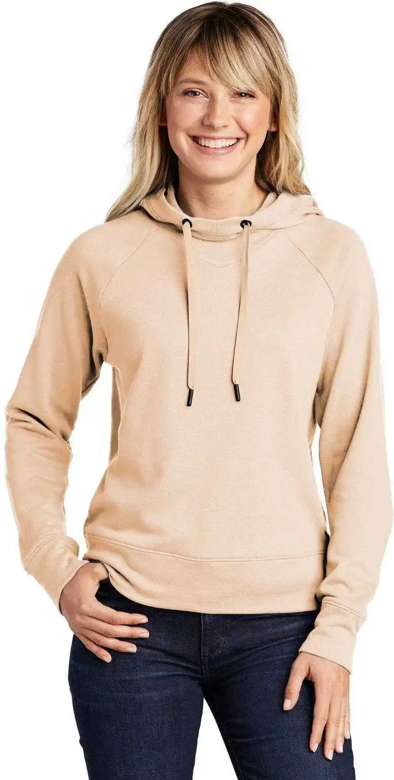 Sport-tek Lst272 Ladies Lightweight French Terry Pullover Hoodie - Ecru