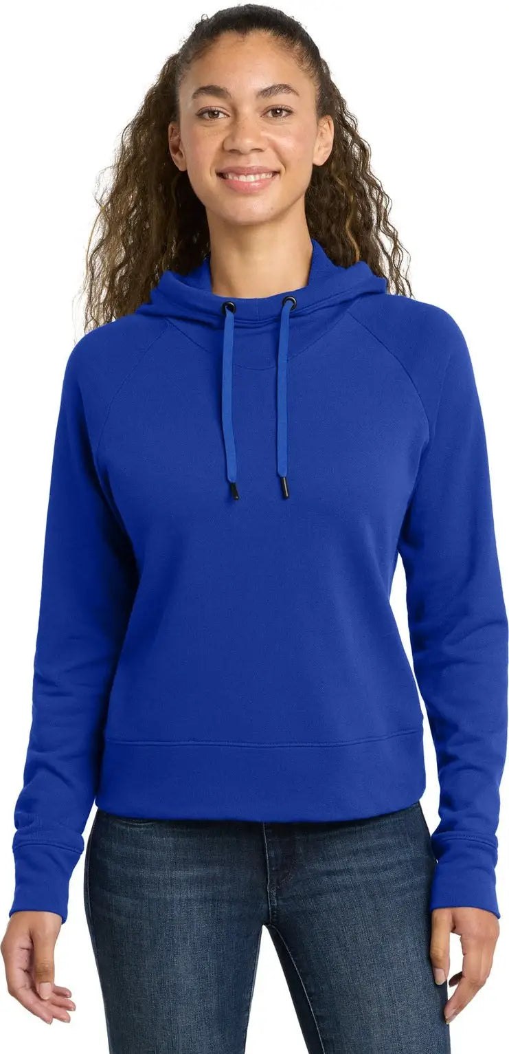 Sport-tek Lst272 Women’s Lightweight French Terry Pullover Hoodie - True Royal - Ladies Xs