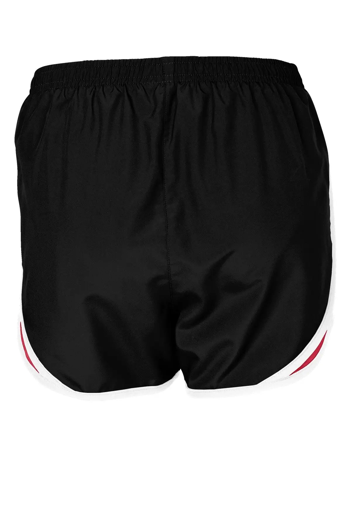Sport-tek Lst304 Women’s Cadence Short - Black True Red White