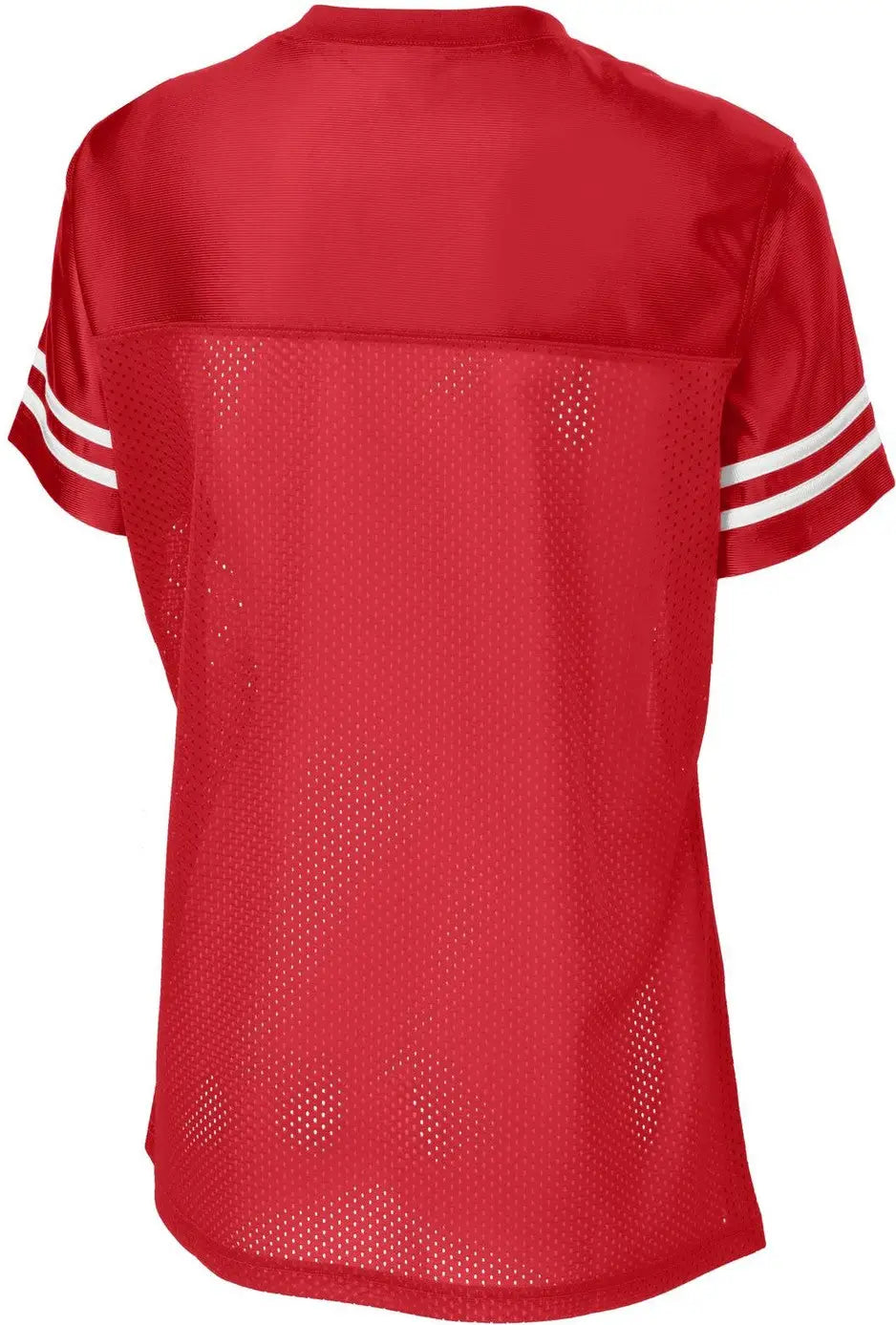 Sport-tek Lst307 Women’s Posicharge Replica Jersey - True Red White - Red/ / Ladies Xs