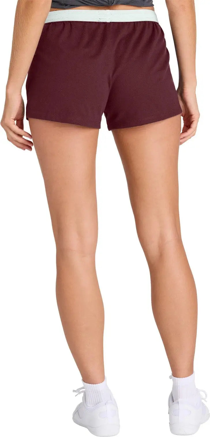 Sport-tek Lst311 Women’s Jersey Knit Squad Short - Maroon