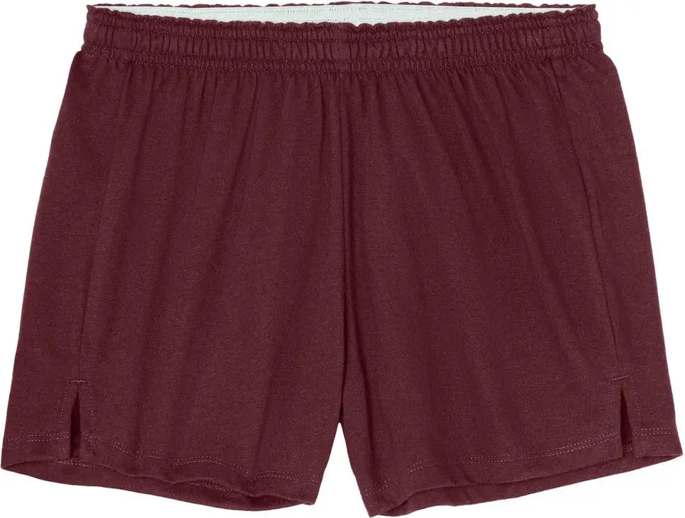 Sport-tek Lst311 Women’s Jersey Knit Squad Short - Maroon