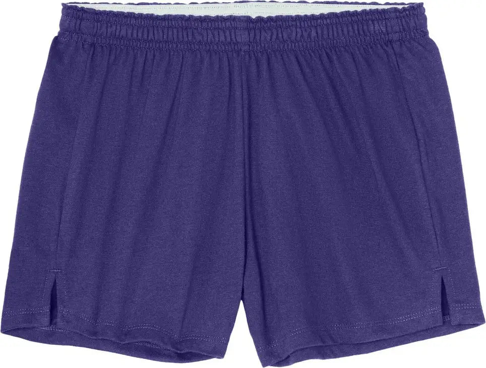 Sport-tek Lst311 Women’s Jersey Knit Squad Short - Purple