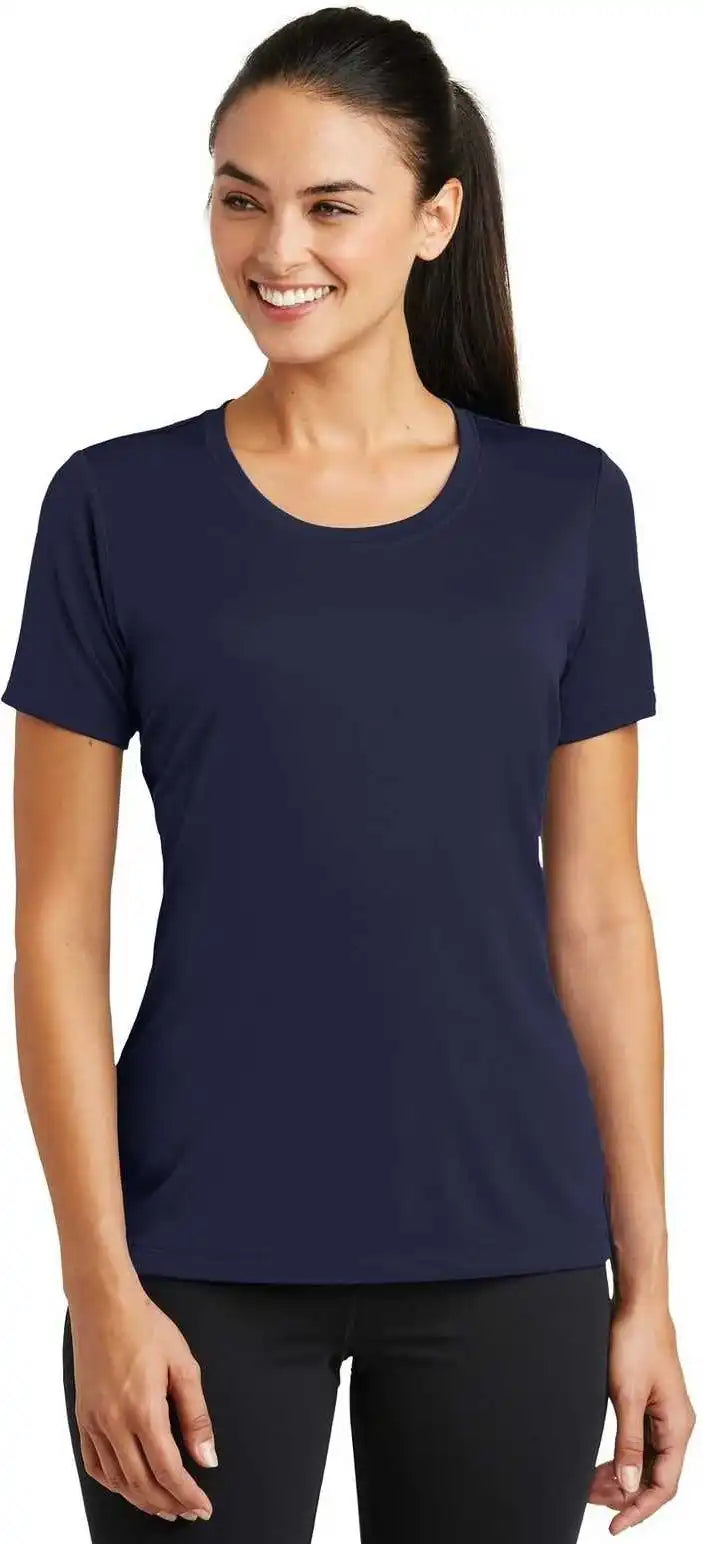 Sport-tek Lst320 Ladies Posicharge Tough Tee - True Navy