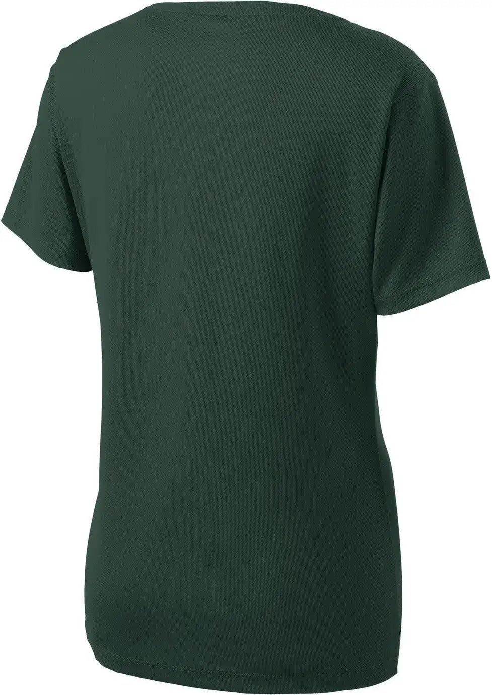 Sport-tek Lst340 Women’s Posicharge Racermesh V-neck Tee - Dark Forest Green