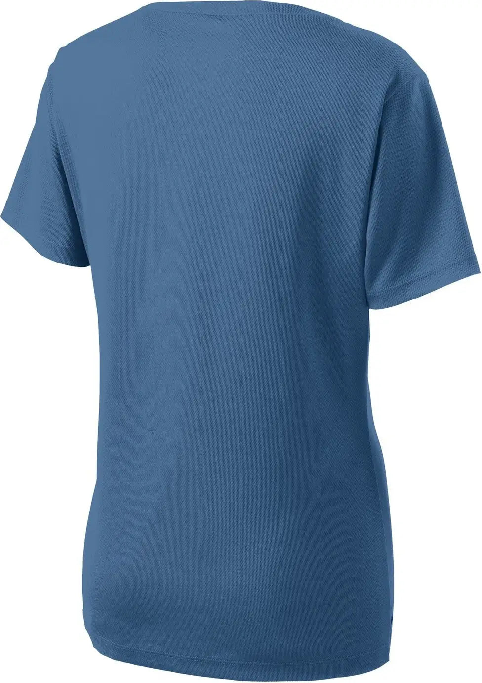 Sport-tek Lst340 Women’s Posicharge Racermesh V-neck Tee - Dawn Blue