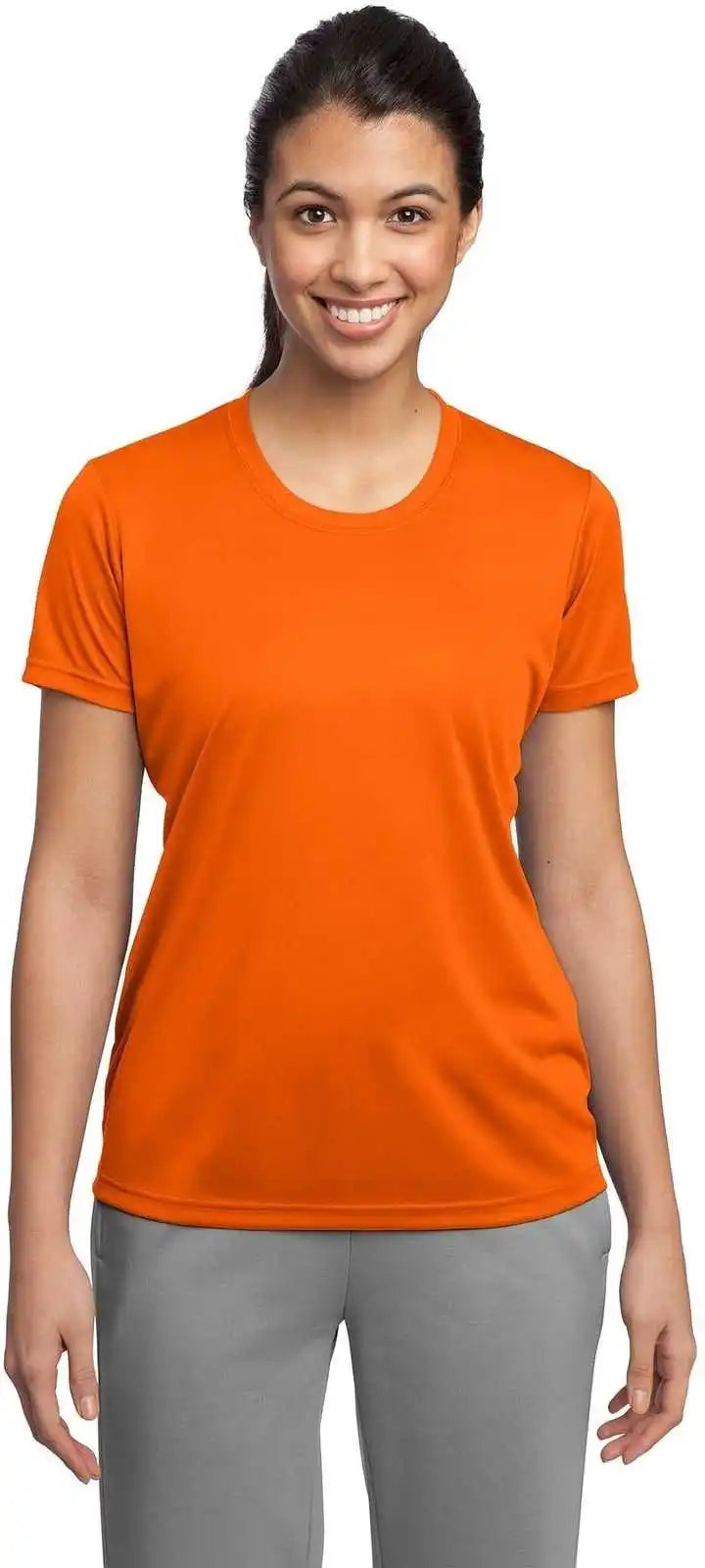 Sport-tek Lst350 Ladies Posicharge Competitor Tee - Deep Orange
