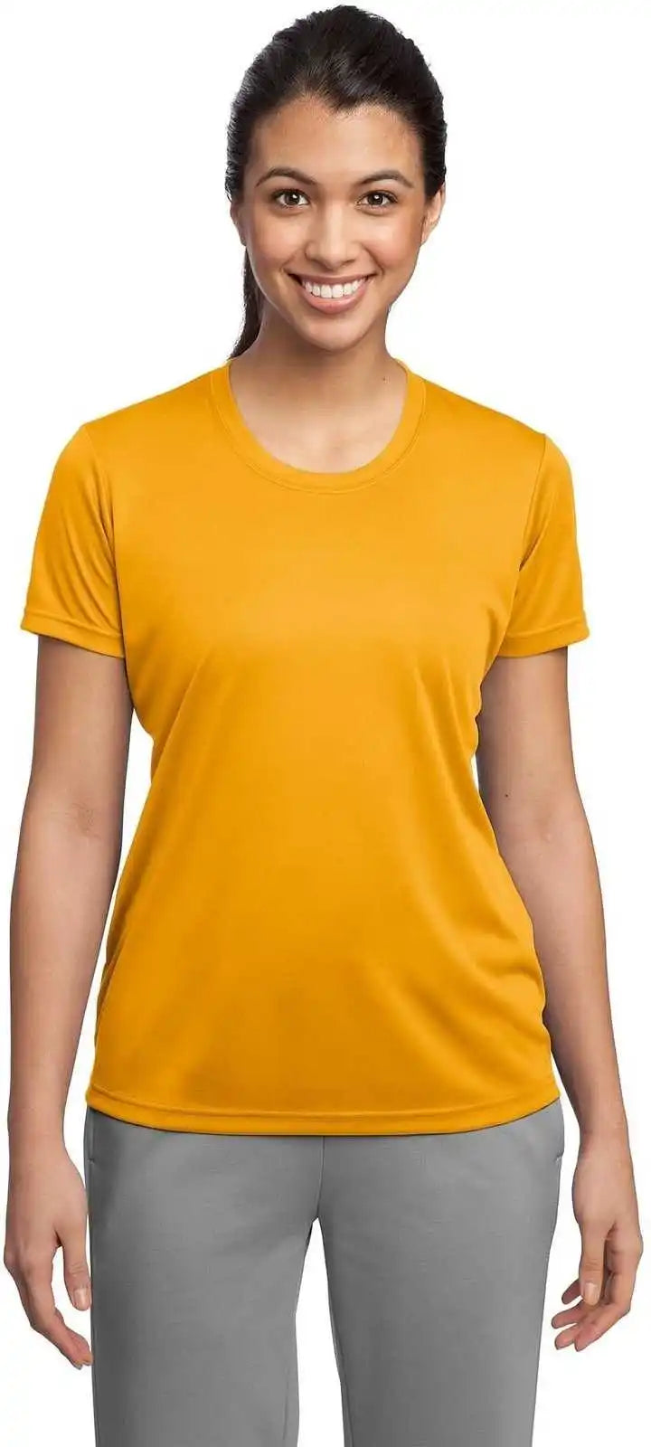Sport Tek Lst350 Ladies Posicharge Competitor Tee Gold