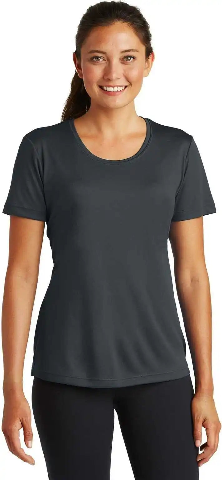 Sport Tek Lst350 Ladies Posicharge Competitor Tee Iron Gray