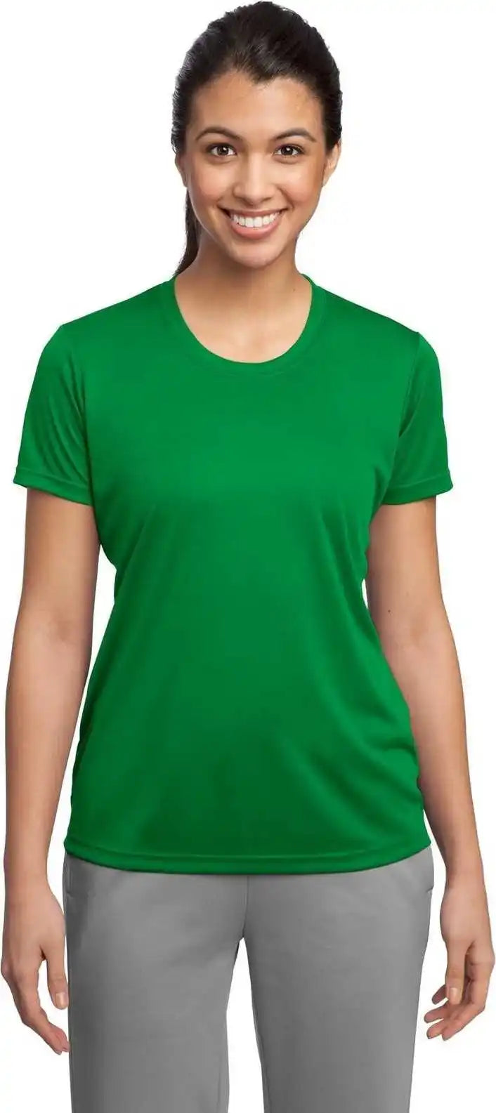 Sport-tek Lst350 Ladies Posicharge Competitor Tee - Kelly Green