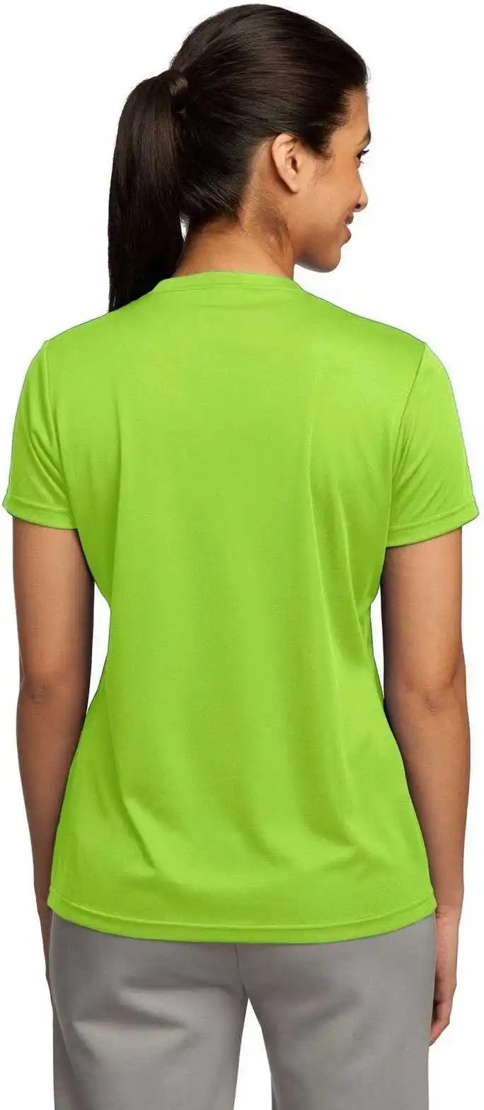 Sport-tek Lst350 Ladies Posicharge Competitor Tee - Lime Shock