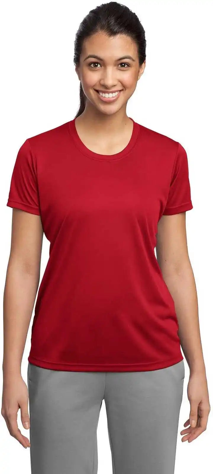 Sport Tek Lst350 Ladies Posicharge Competitor Tee True Red