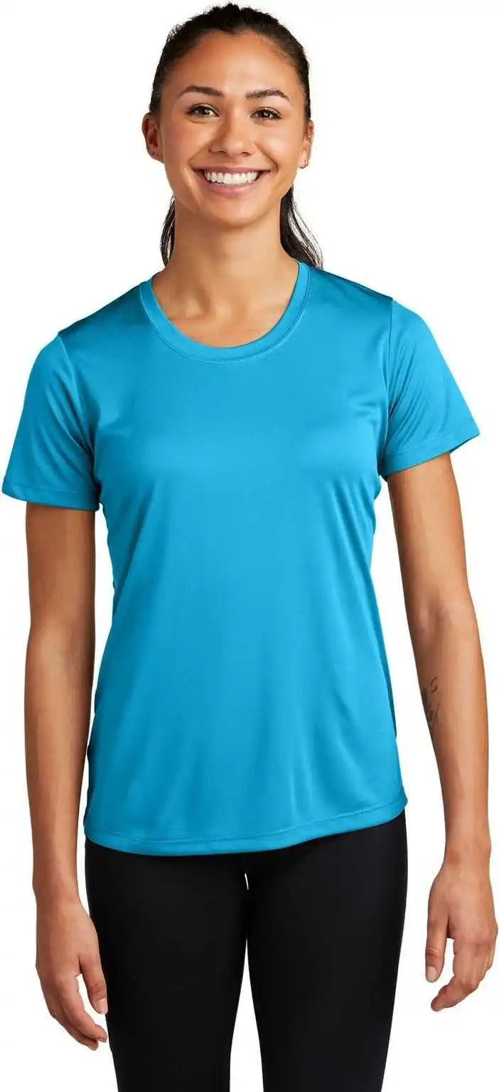 Sport-tek Lst350 Women’s Posicharge Competitor Tee - Atomic Blue