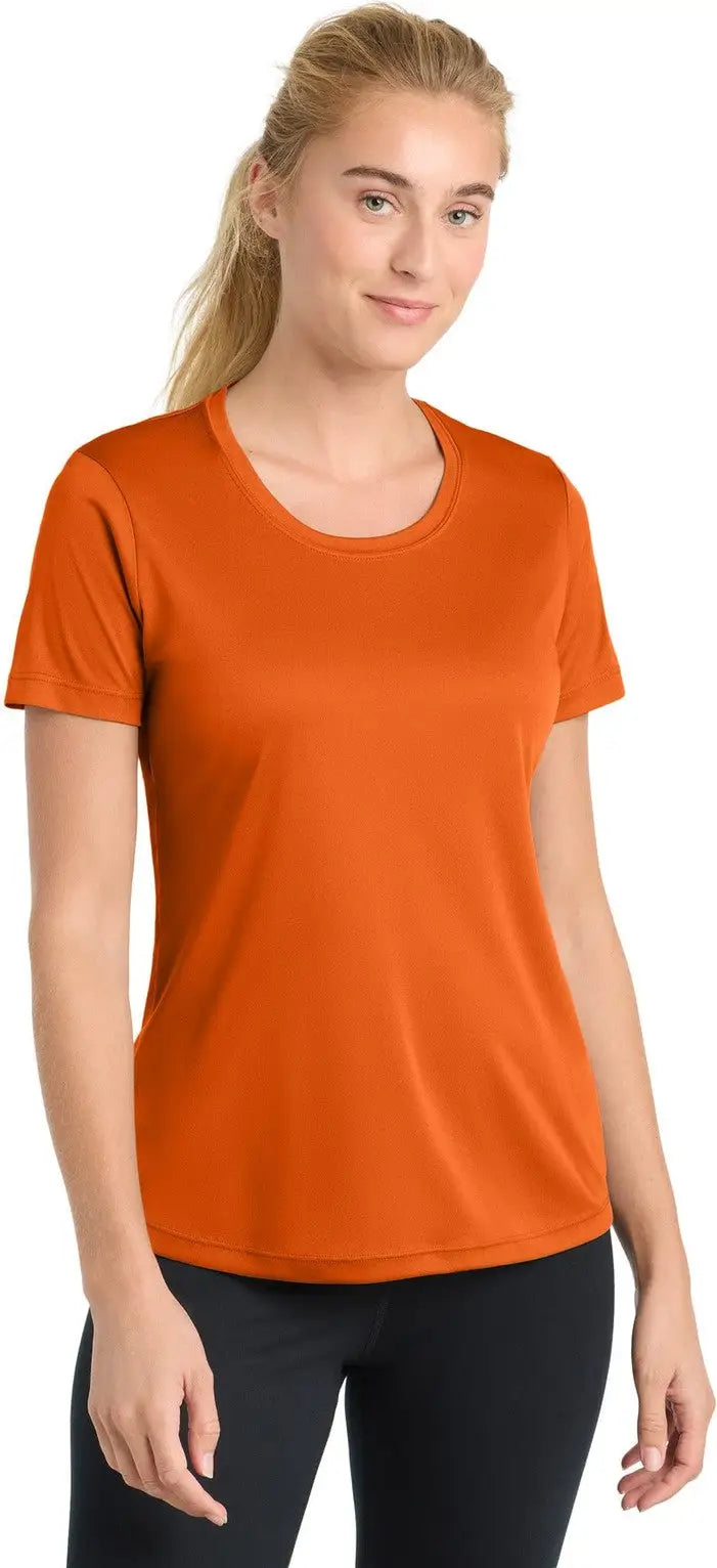 Sport-tek Lst350 Women’s Posicharge Competitor Tee - Deep Orange - Ladies Xs