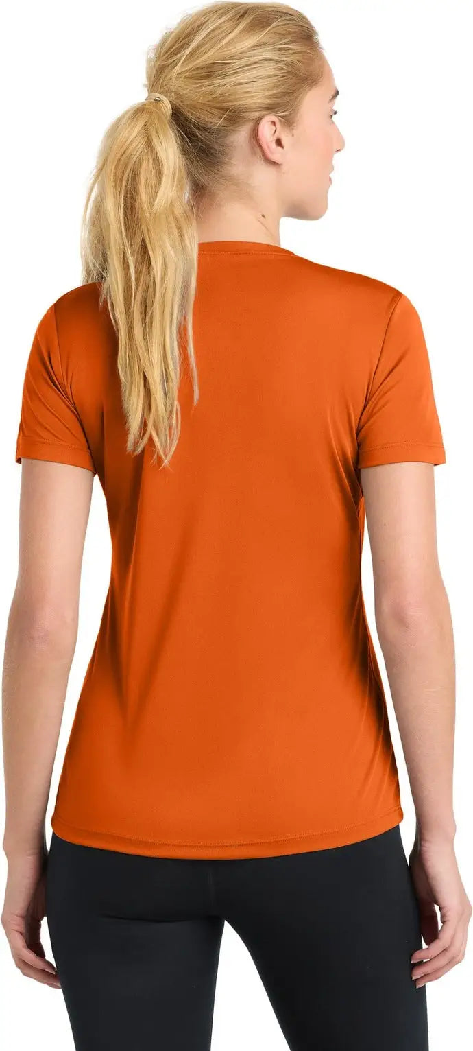 Sport-tek Lst350 Women’s Posicharge Competitor Tee - Deep Orange