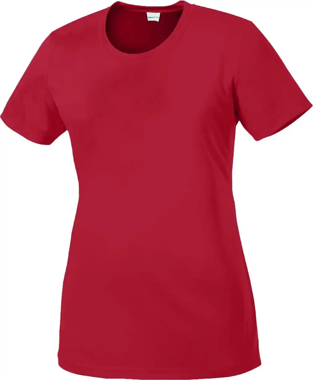 Sport-tek Lst350 Women’s Posicharge Competitor Tee - Deep Red