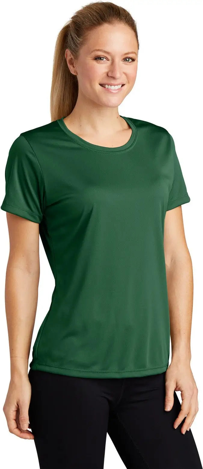 Sport-tek Lst350 Women’s Posicharge Competitor Tee - Forest Green