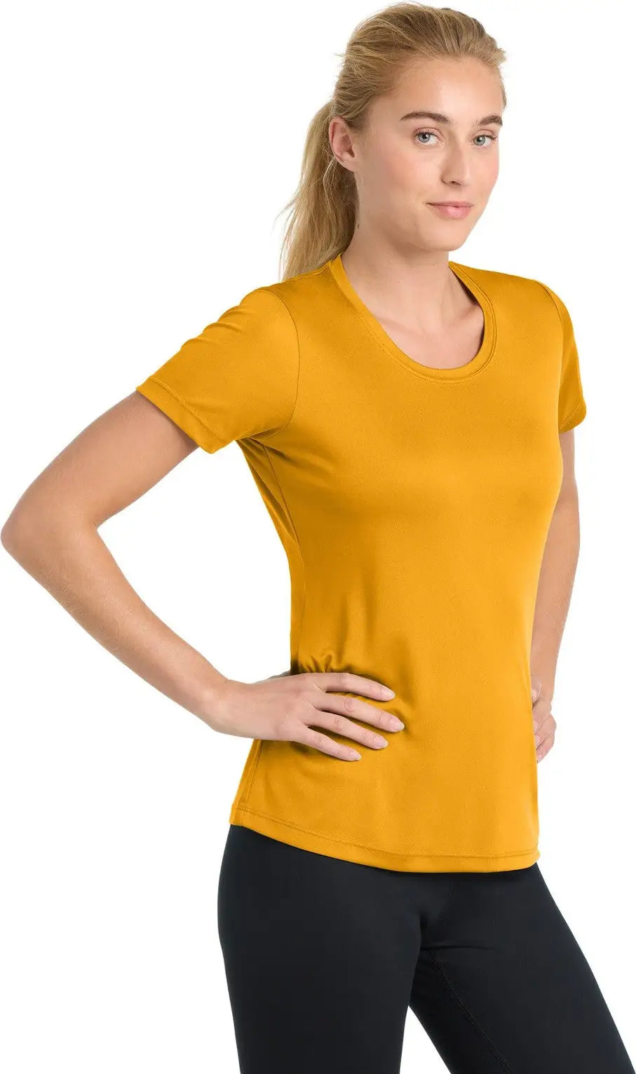 Sport-tek Lst350 Women’s Posicharge Competitor Tee - Gold