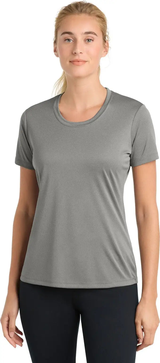 Sport-tek Lst350 Women’s Posicharge Competitor Tee - Gray Concrete Heather