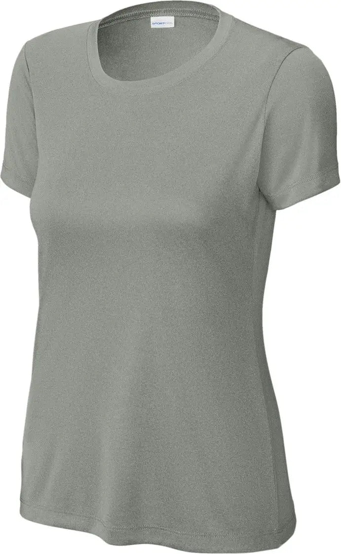 Sport-tek Lst350 Women’s Posicharge Competitor Tee - Gray Concrete Heather