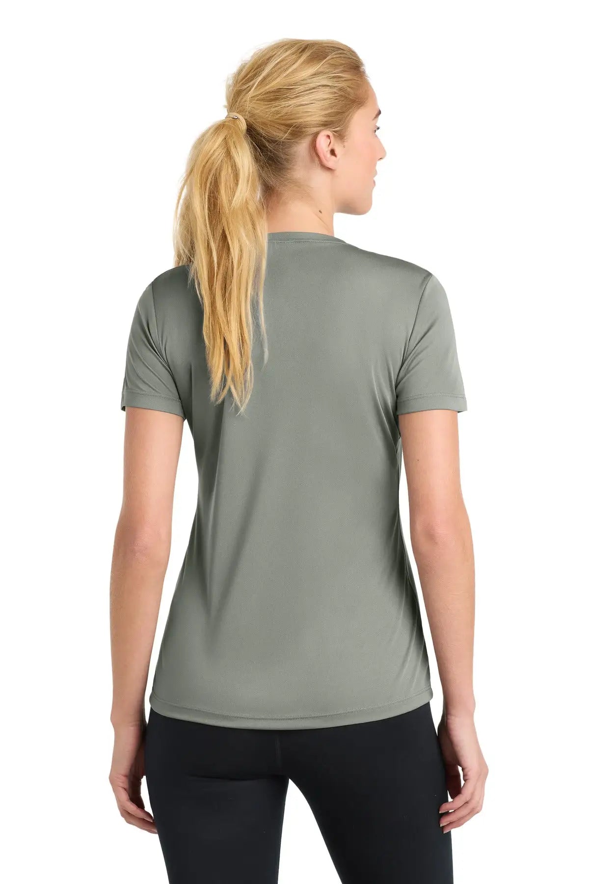 Sport-tek Lst350 Women’s Posicharge Competitor Tee - Gray Concrete