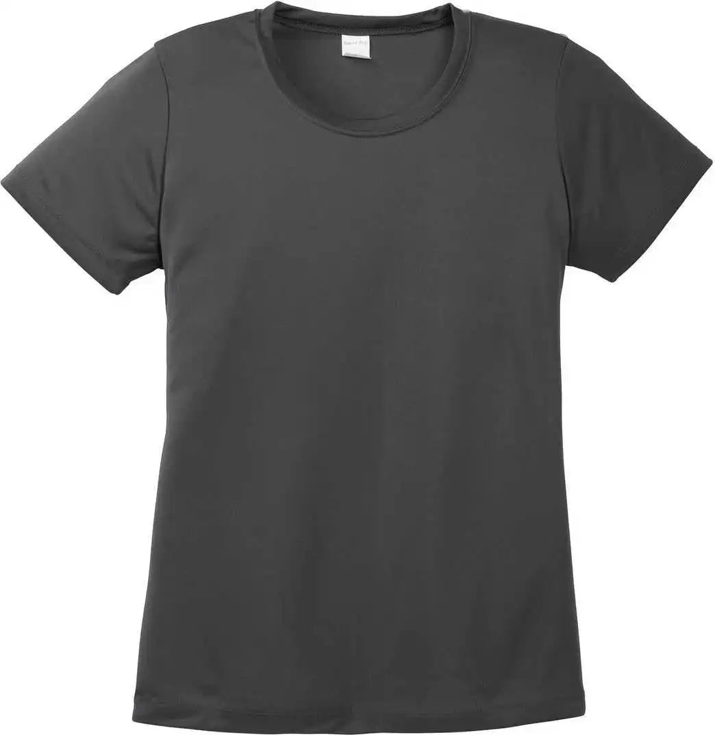 Sport-tek Lst350 Women’s Posicharge Competitor Tee - Iron Grey