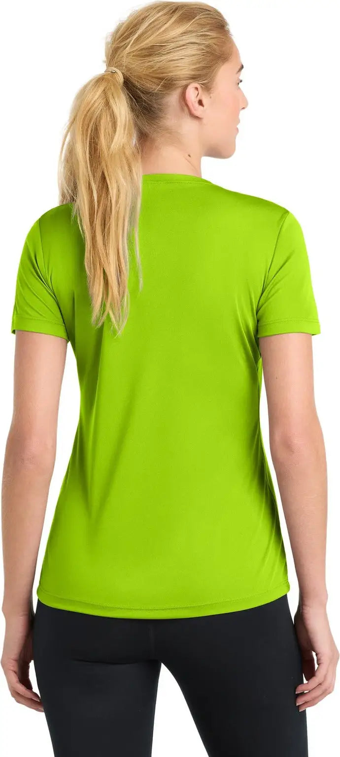 Sport-tek Lst350 Women’s Posicharge Competitor Tee - Lime Shock