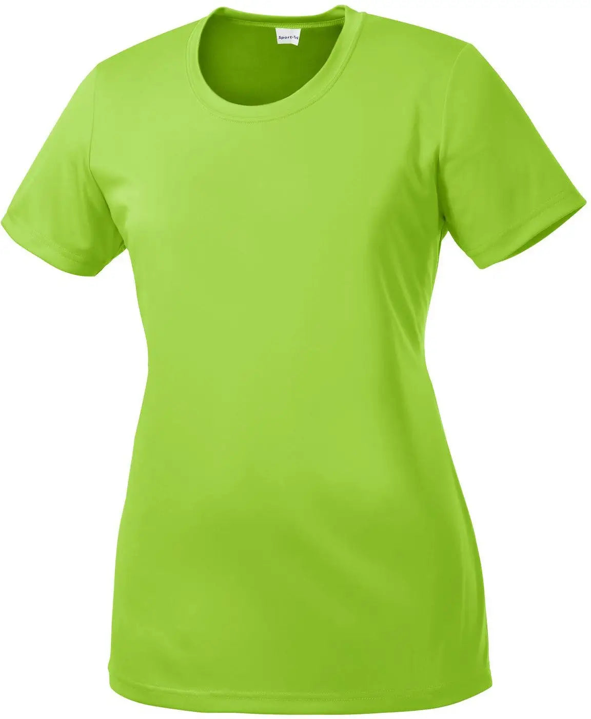 Sport-tek Lst350 Women’s Posicharge Competitor Tee - Lime Shock