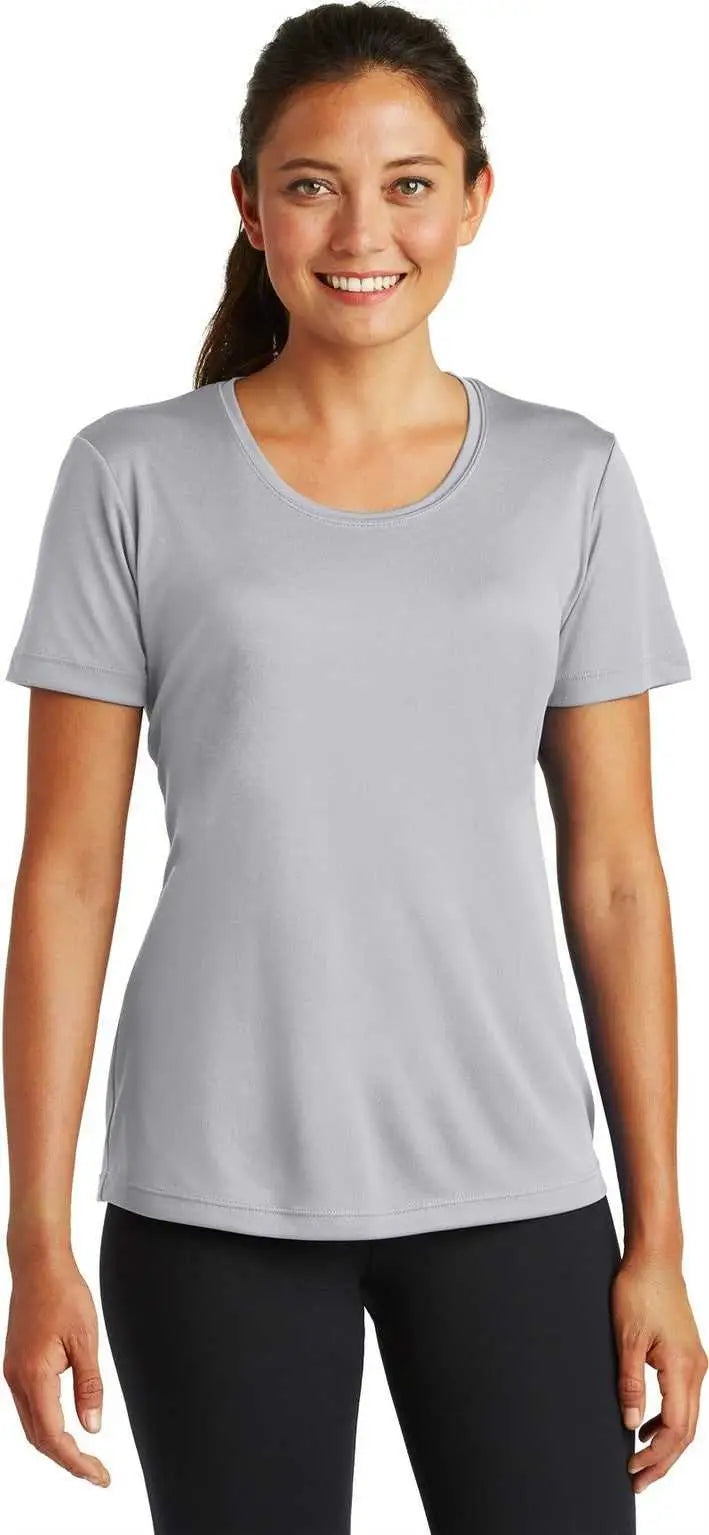 Sport-tek Lst350 Women’s Posicharge Competitor Tee - Silver