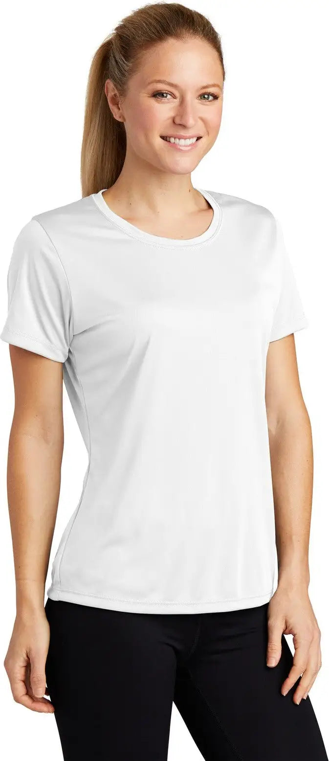 Sport-tek Lst350 Women’s Posicharge Competitor Tee - White