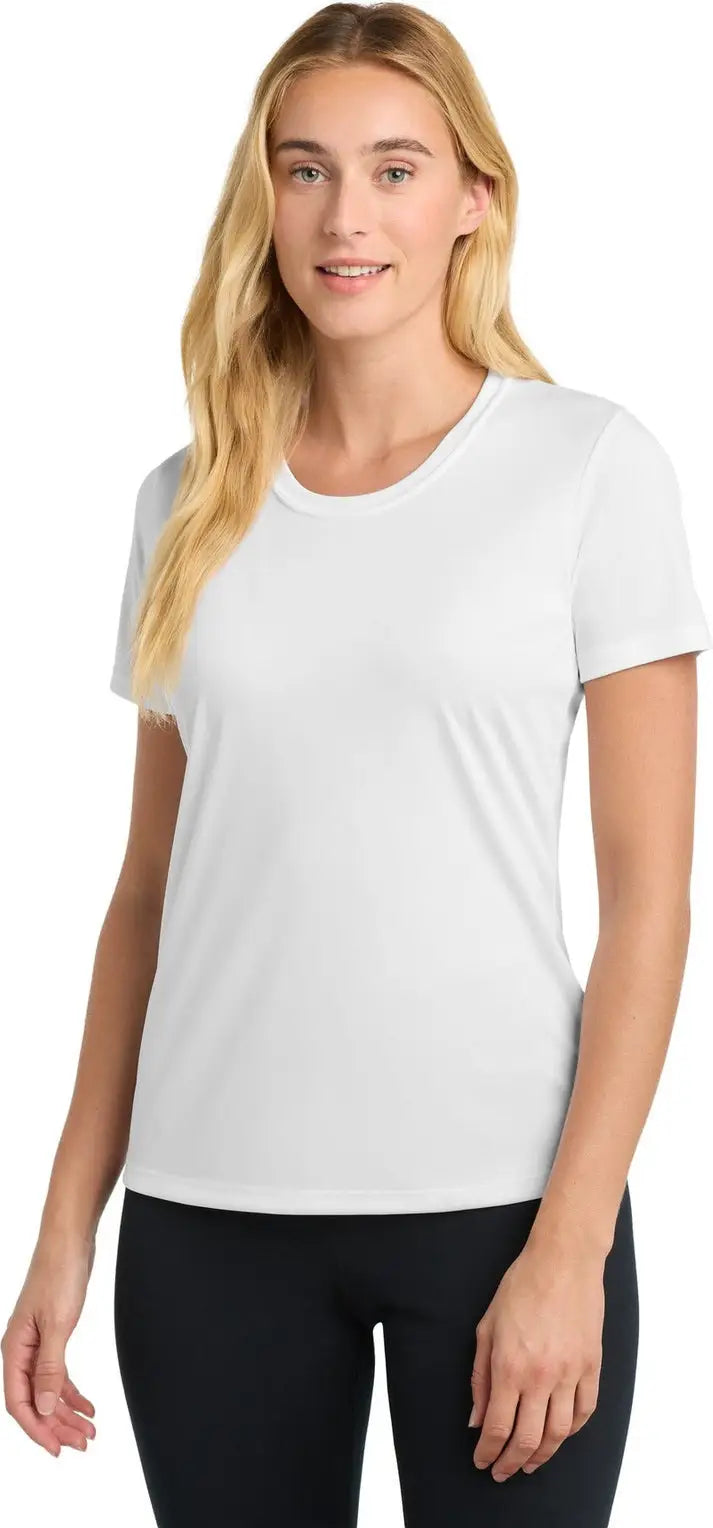 Sport-tek Lst350 Women’s Posicharge Competitor Tee - White - Ladies Xs