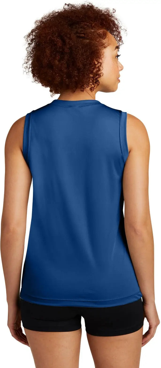 Sport-tek Lst352 Women’s Sleeveless Posicharge Competitor V-neck Tee - Royal