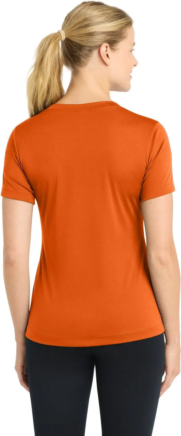 Sport-tek Lst353 Women’s Posicharge Competitor V-neck Tee - Deep Orange