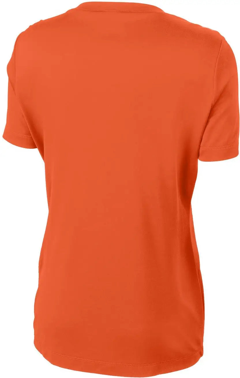 Sport-tek Lst353 Women’s Posicharge Competitor V-neck Tee - Deep Orange