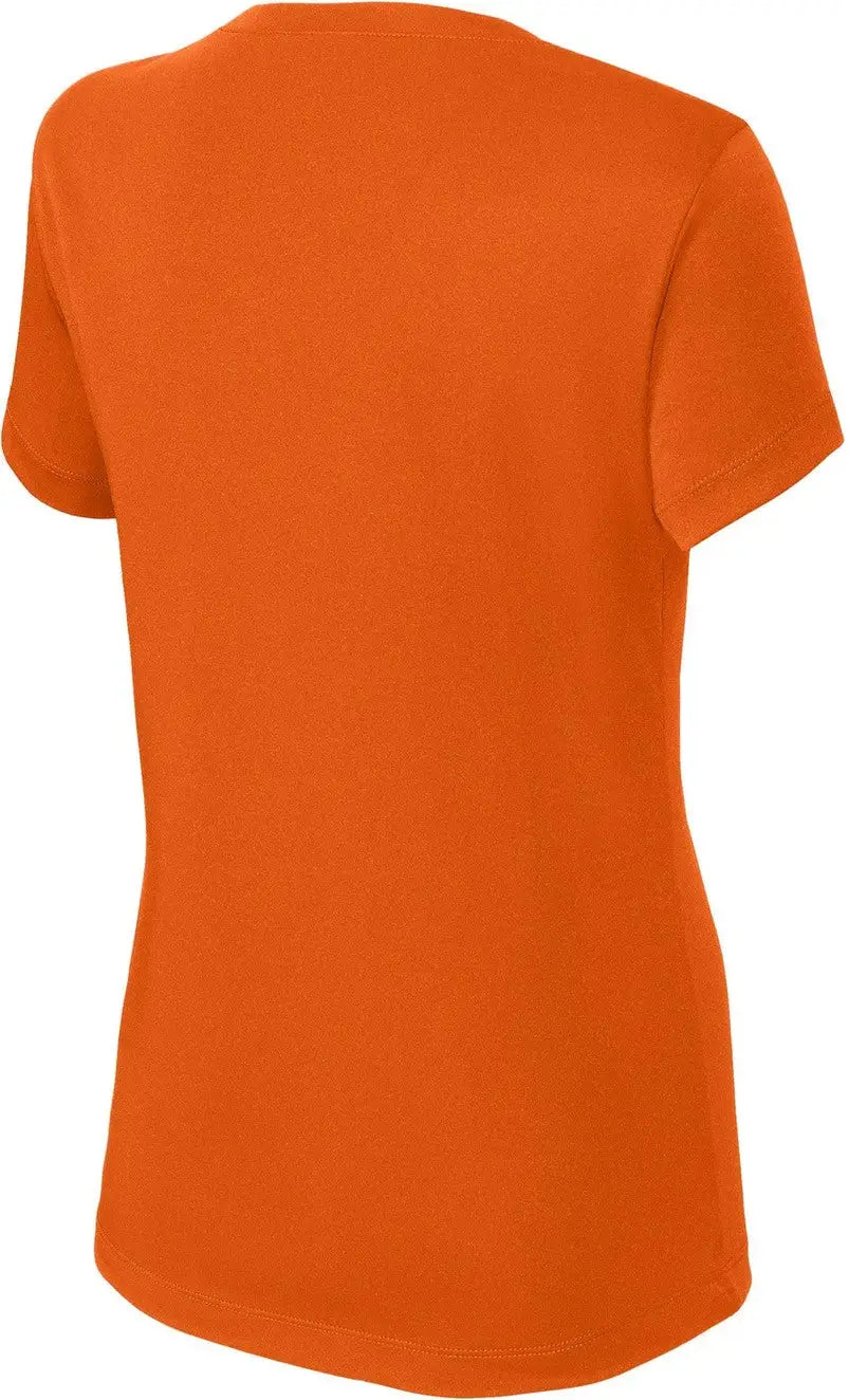 Sport-tek Lst353 Women’s Posicharge Competitor V-neck Tee - Deep Orange