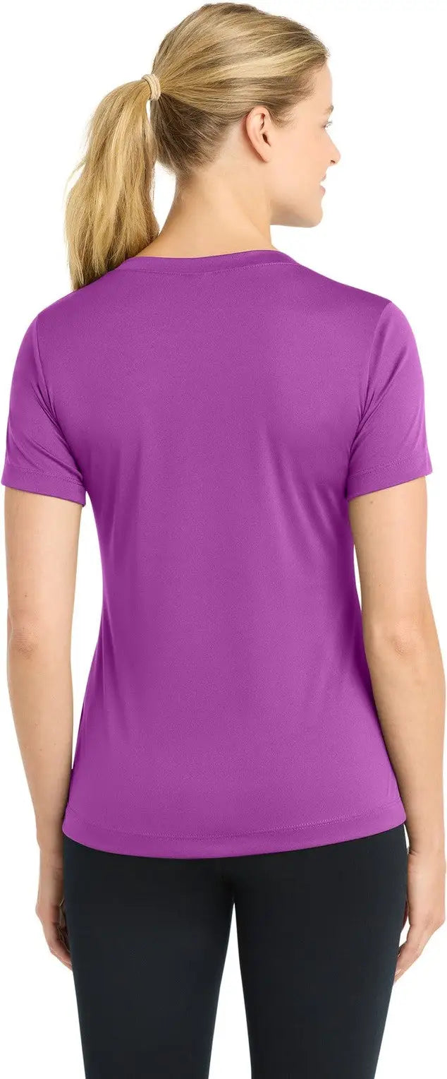 Sport-tek Lst353 Women’s Posicharge Competitor V-neck Tee - Pink Orchid